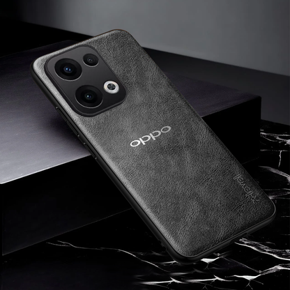 OPPO RENO 13 5G VINTAGE PU LEATHER PROTECTIVE BACK CASE