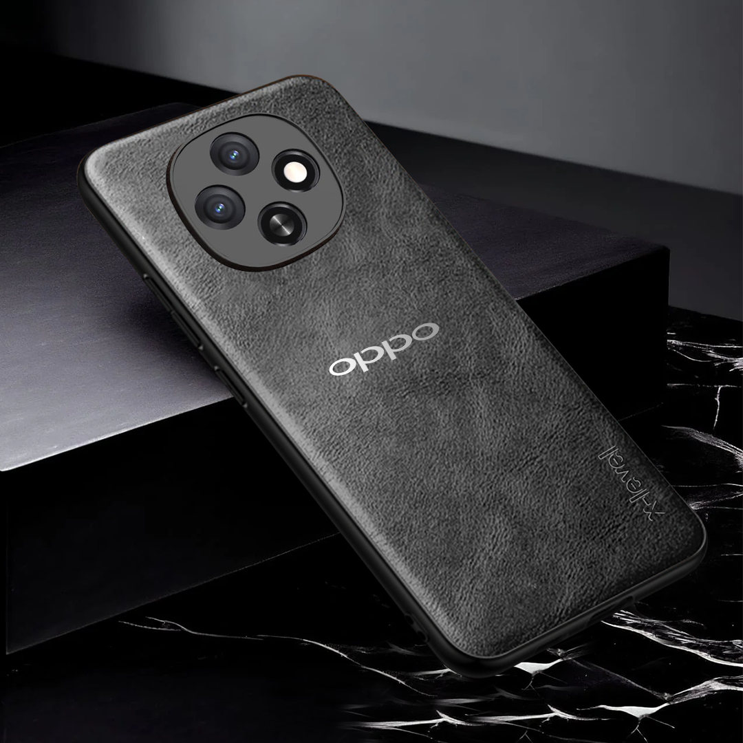 OPPO F31 PRO 5G PU LEATHER PROTECTIVE BACK CASE WITH CAMERA PROTECTION