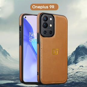 OnePlus 5G Series Vintage Leather Stitched Protective Back Case