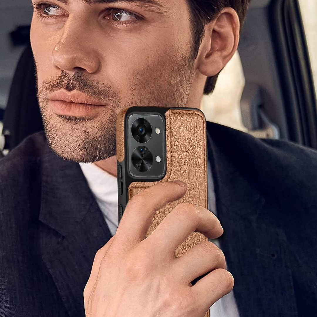 ONE PLUS 2T 5G HIGH QUALITY LEATHER PROTECTIVE BACK CASE