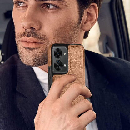 ONE PLUS 2T 5G HIGH QUALITY LEATHER PROTECTIVE BACK CASE