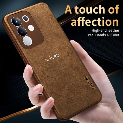 VIVO Y31 PRO 5G VINTAGE PU LEATHER PROTECTIVE BACK CASE