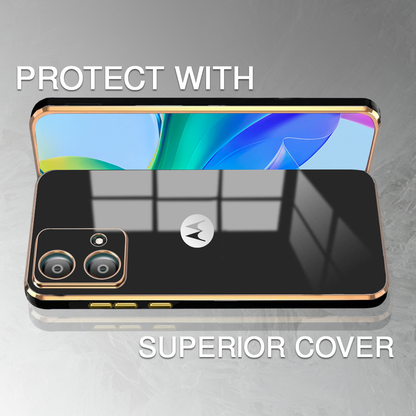 MOTOROLA EDGE40 NEO 5G ULTRA-SHINE GOLD ELECTROPLATED LUXURIOUS BACK CASE WITH CAMERA PROTECTION
