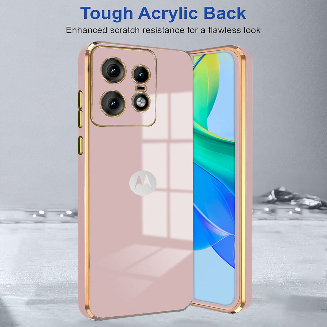 MOTOROLA EDGE 50 PRO 5G ULTRA-SHINE LUXURIOUS BACK CASE WITH CAMERA PROTECTION