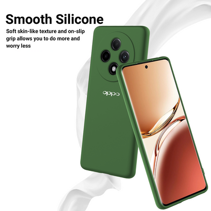 OPPO F27 PRO PLUS  5G Liquid Silicone Velvet-Touch Silk Finish Protective Back Case