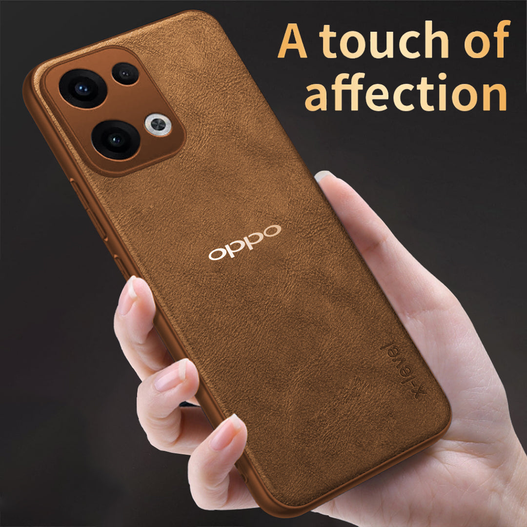 OPPO RENO 13 5G VINTAGE PU LEATHER PROTECTIVE BACK CASE