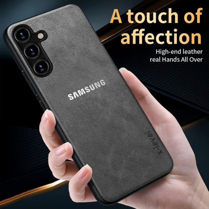 SAMSUNG GALAXY A55 5G VINTAGE PU LEATHER PROTECTIVE BACK CASE