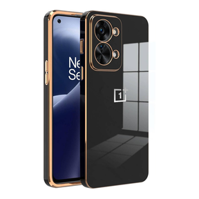 ONEPLUS NORD 2T 5G ULTRA-SHINE GOLD ELECTROPLATED LUXURIOUS  BACK CASE WITH CAMERA PROTECTION