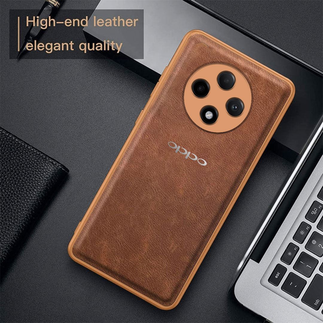 OPPO F27 PRO PLUS 5G VINTAGE PU LEATHER PROTECTIVE BACK CASE