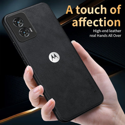 MOTROLA EDGE 50 FUSION 5G VINTAGE PU LEATHER PROTECTIVE BACK CASE