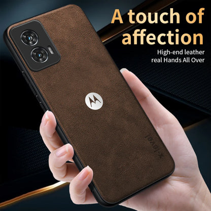 MOTROLA EDGE 50 FUSION 5G VINTAGE PU LEATHER PROTECTIVE BACK CASE