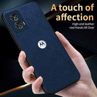 MOTROLA EDGE 50 FUSION 5G VINTAGE PU LEATHER PROTECTIVE BACK CASE