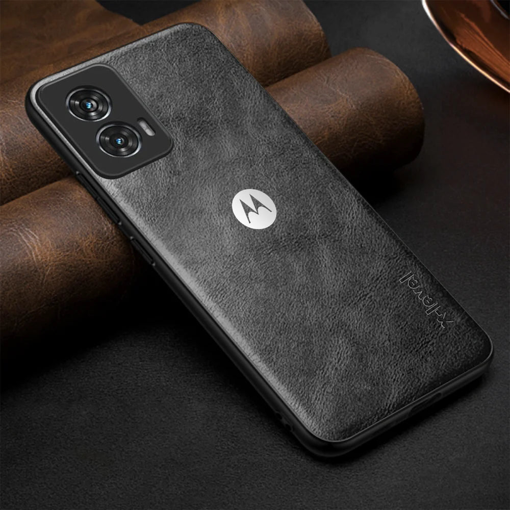 MOTROLA EDGE 50 FUSION 5G VINTAGE PU LEATHER PROTECTIVE BACK CASE