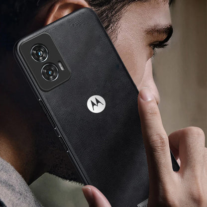 MOTROLA EDGE 50 FUSION 5G VINTAGE PU LEATHER PROTECTIVE BACK CASE