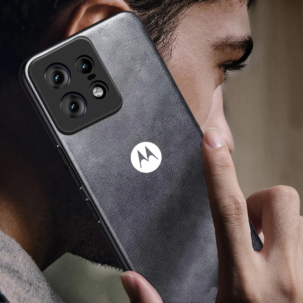 MOTOROLA EDGE 50 PRO 5G VINTAGE PU LEATHER PROTECTIVE BACK CASE