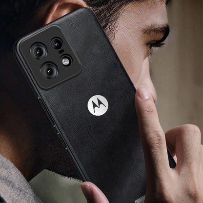 MOTOROLA EDGE 50 PRO 5G VINTAGE PU LEATHER PROTECTIVE BACK CASE