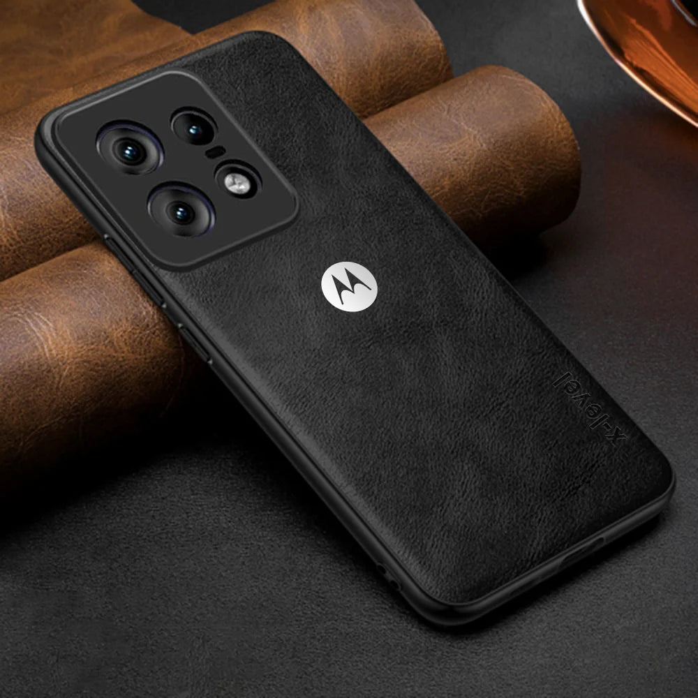 MOTOROLA EDGE 50 PRO 5G VINTAGE PU LEATHER PROTECTIVE BACK CASE