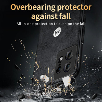 MOTOROLA EDGE 50 PRO 5G VINTAGE PU LEATHER PROTECTIVE BACK CASE