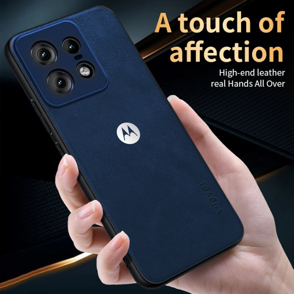 MOTOROLA EDGE 50 PRO 5G VINTAGE PU LEATHER PROTECTIVE BACK CASE