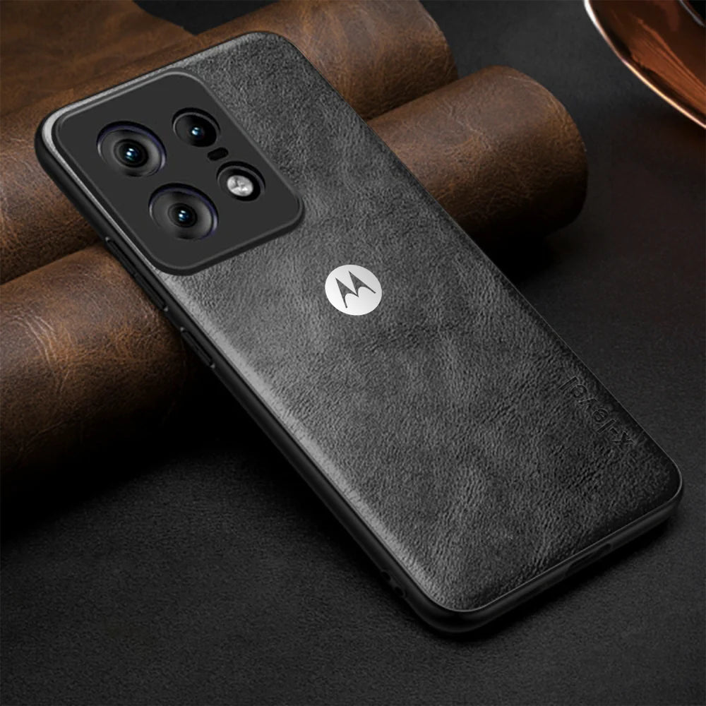MOTOROLA EDGE 50 PRO 5G VINTAGE PU LEATHER PROTECTIVE BACK CASE