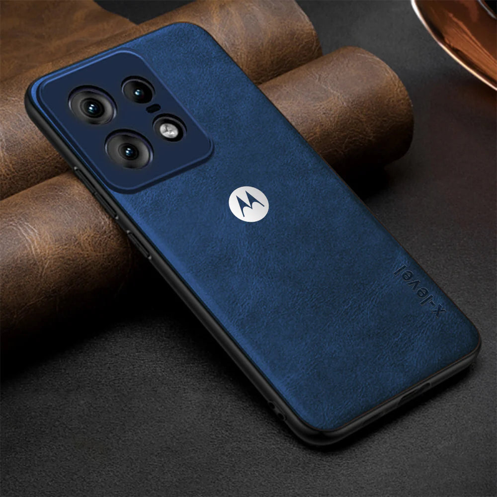 MOTOROLA EDGE 50 PRO 5G VINTAGE PU LEATHER PROTECTIVE BACK CASE