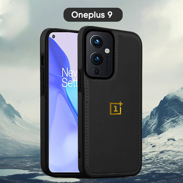 OnePlus 5G Series Vintage Leather Stitched Protective Back Case