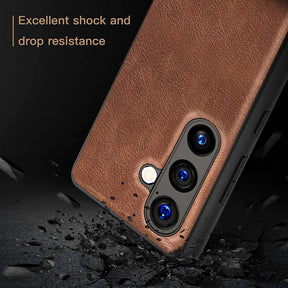 Galaxy S20 FE/S21 FE 5G VINTAGE PU LEATHER PROTECTIVE BACK CASE