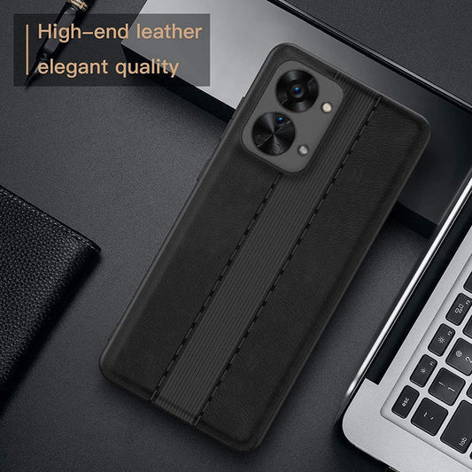 OnePlus Nord 2T 5G VINTAGE LEATHER BACK STITCHED PROTECTIVE BACK CASE