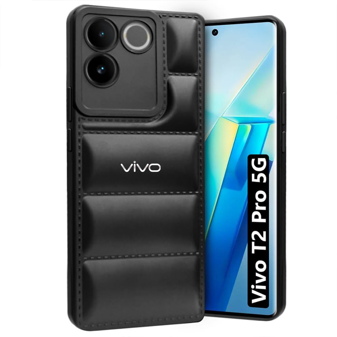 VIVO T2 PRO 5G THE PUFFER EDITION SOFT MATERIAL DOWN JACKET PHONE CASE