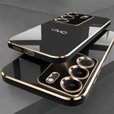 VIVO V29 5G ULTRA-SHINE GOLD ELECTROPLATED LUXURIOUS BACK CASE WITH CAMERA PROTECTION