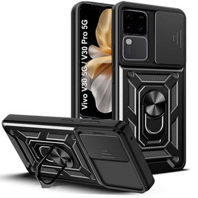 VIVO V30 PRO 5G ARMOR MILITARY-GRADE CASE WITH SLIDING CAMERA COVER & 360 KICKSTAND