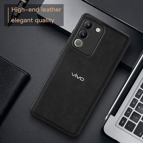 VIVO Y200 5G VINTAGE PU LEATHER PROTECTIVE BACK CASE