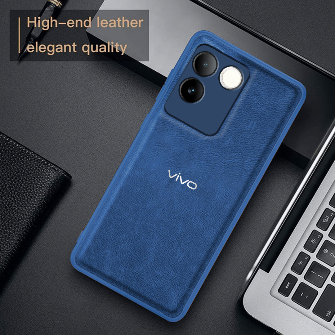 VIVO T2 PRO 5G VINTAGE PU LEATHER PROTECTIVE BACK CASE