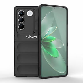 VIVO V27/ V27PRO 5G SHOCKPROOF COQUE BUMPER BACK CASE WITH LOGO