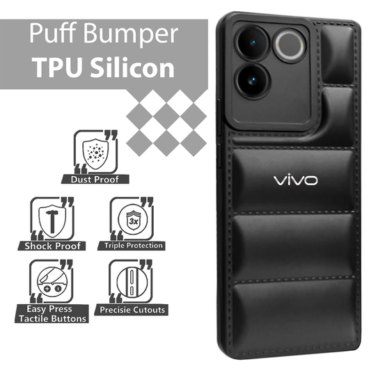 VIVO T2 PRO 5G THE PUFFER EDITION SOFT MATERIAL DOWN JACKET PHONE CASE