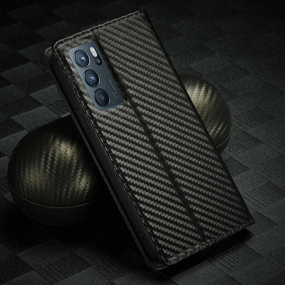 Oppo F19 Pro Plus Retro PU Leather Card Slots Flip Stand Case With Magnetic Closure