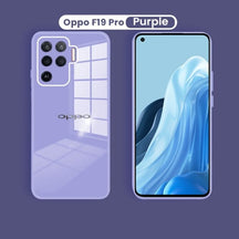Oppo F19 Pro Ultra-Shine Luxurious Glass Back Case With Camera Protection