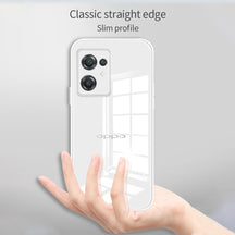 Reno 7 Ultra-Shine Luxurious Glass Case With Camera Protection