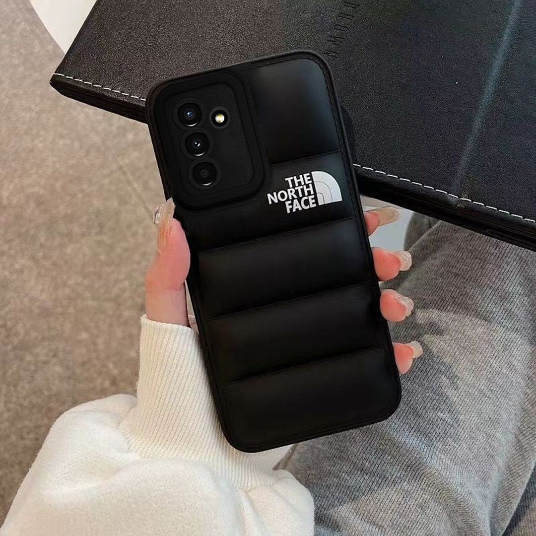 Galaxy F23 The North Face Puffer Edition Black Bumper Back Case