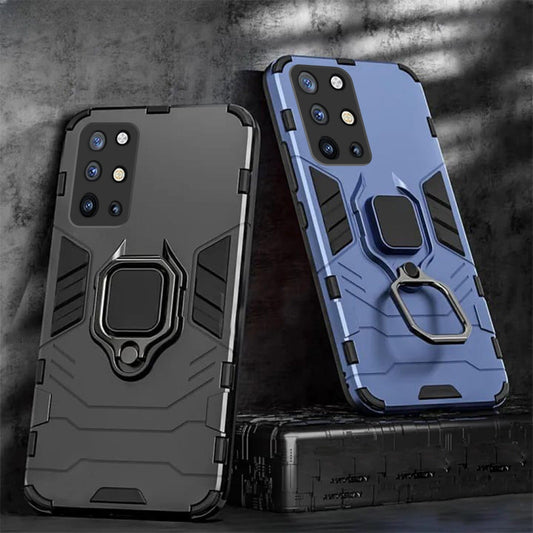 Armour Iron Man Case With Ring Holder For OnePlus 8T & OnePlus 9R