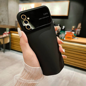 Galaxy A-Series 5G Ultra Thin Camera & Lens Guard Protection Soft TPU Back Case-Black