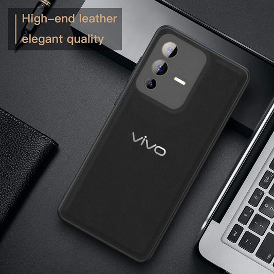 Vivo V23 5G VINTAGE PU LEATHER PROTECTIVE BACK CASE