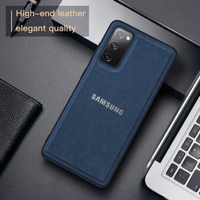 Galaxy S20 FE/S21 FE 5G VINTAGE PU LEATHER PROTECTIVE BACK CASE