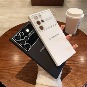 Galaxy S23 Ultra 5G Camera & Lens Protection Liquid Silicone Skin Touch Soft Phone Case