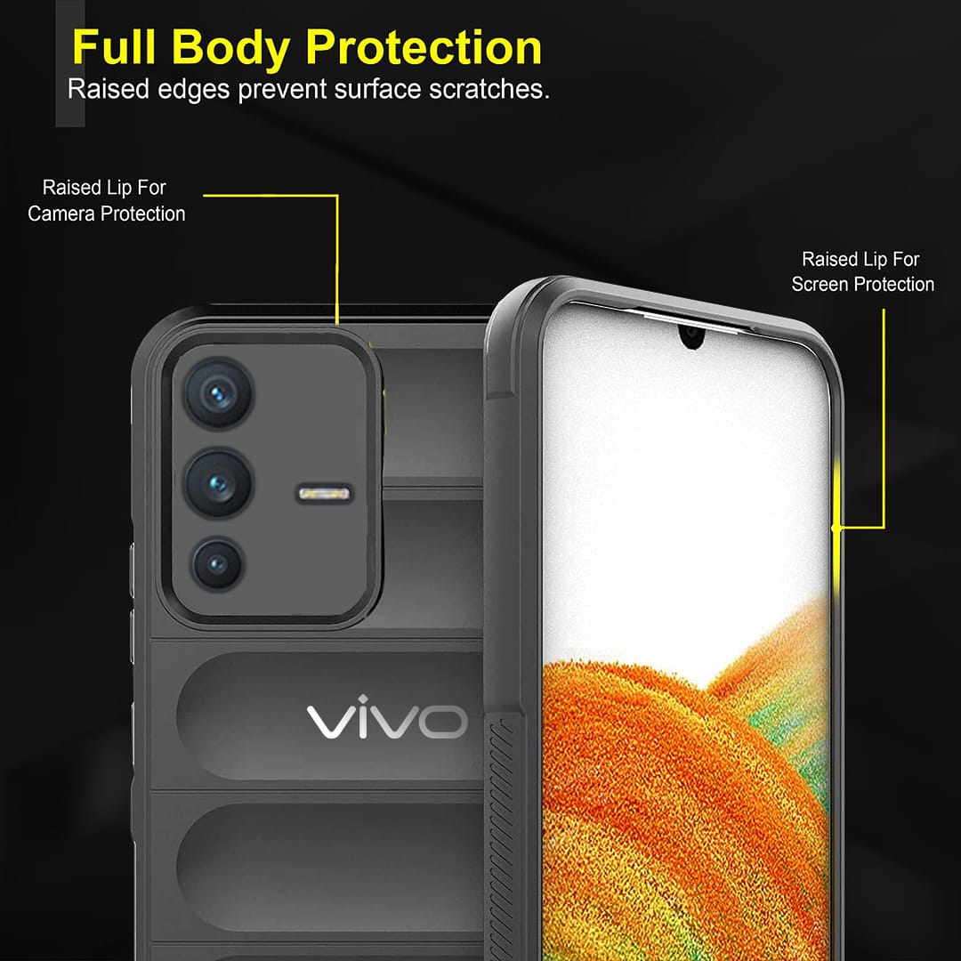 VIVO V23 5G Shockproof Coque Bumper Back Case with Logo