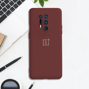 OnePlus 8 PRO Liquid Silicone Velvet-Touch Silk Finish Protective Back Case