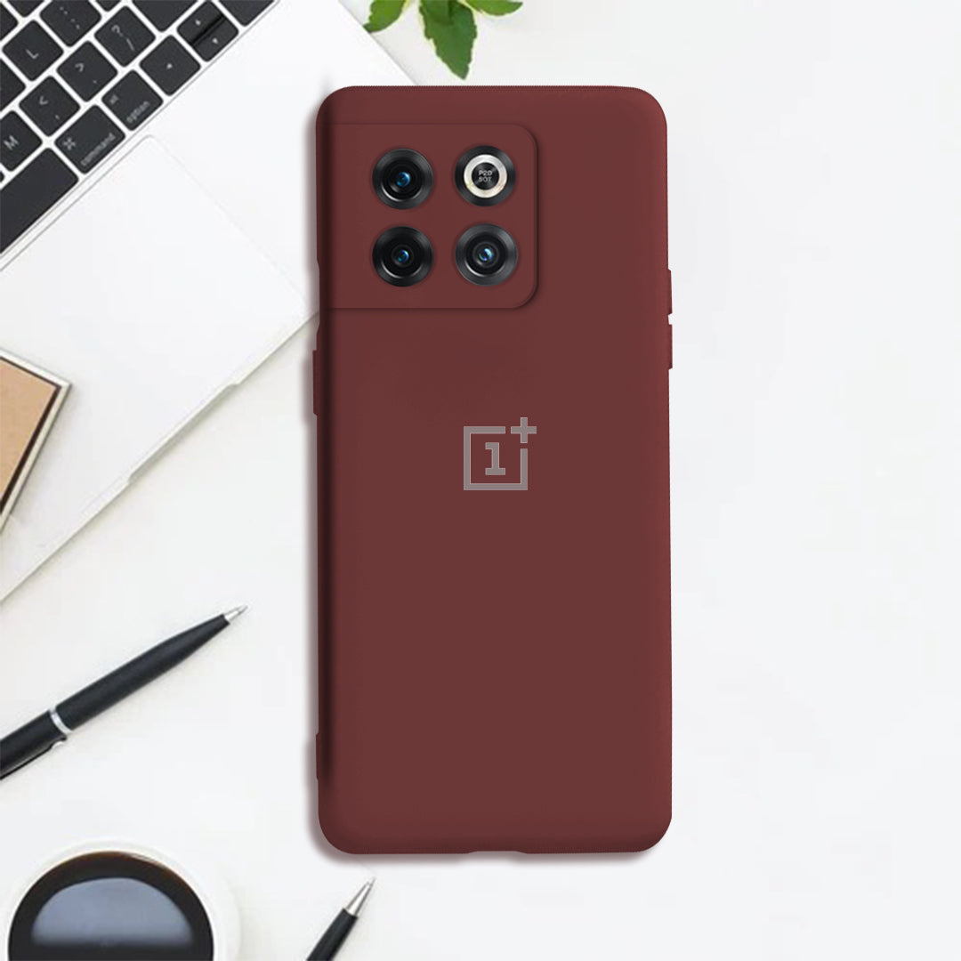 OnePlus 10T Liquid Silicone Velvet-Touch Silk Finish Protective Back Case