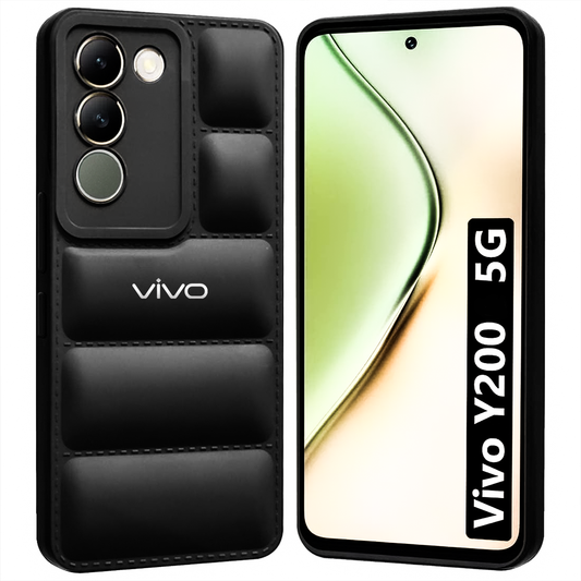 VIVO Y200 5G THE PUFFER EDITION SOFT MATERIAL DOWN JACKET PHONE CASE