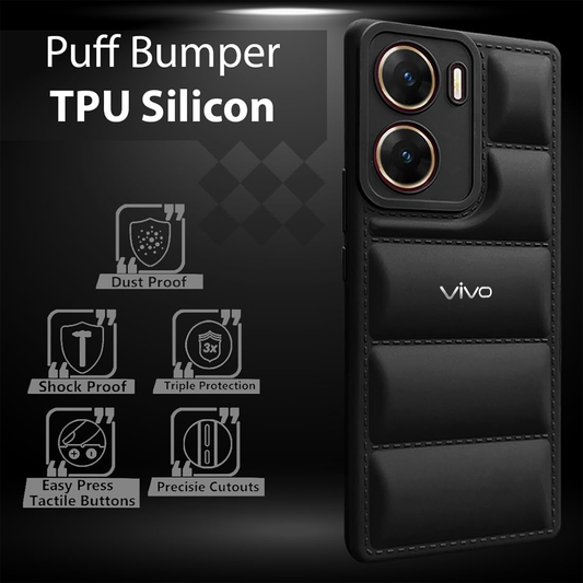 VIVO Y56  5G THE PUFFER EDITION SOFT MATERIAL DOWN JACKET PHONE CASE