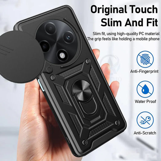 VIVO X200 PRO 5G ARMOR MILITARY-GRADE CASE WITH SLIDING CAMERA COVER & 360 KICKSTAND
